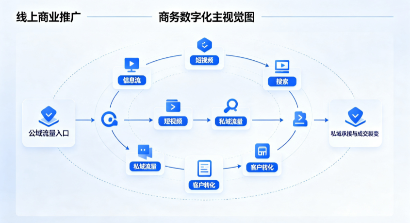 东光县线上商业推广怎么做？全域流量闭环搭建与低成本转化实战指南